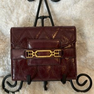 Bally Leather Maroon Wallet